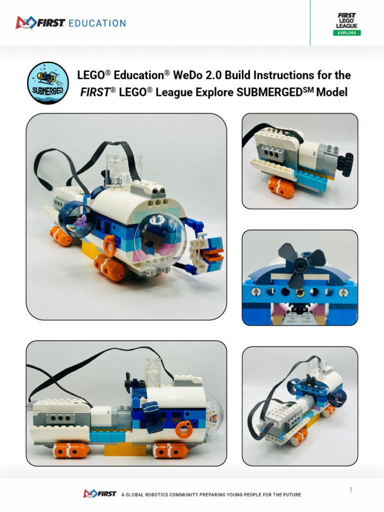 WeDo 2.0 Submerged Model Instructions | PDF