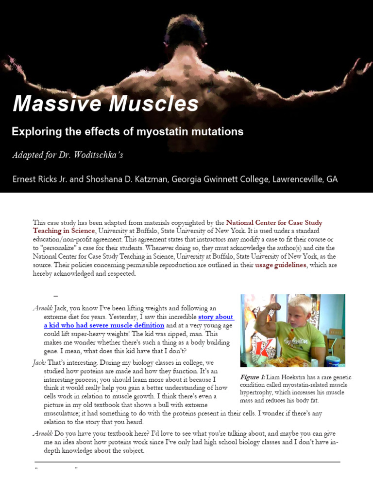 Case+Study+13+ +Massive+Muscles | PDF | Rna | Translation (Biology)
