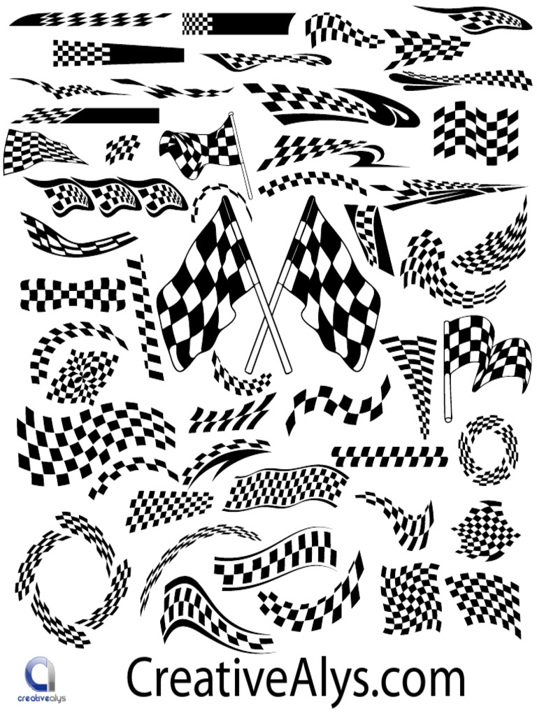 50 Creative Style Racing Flags - For - Logodesign | PDF