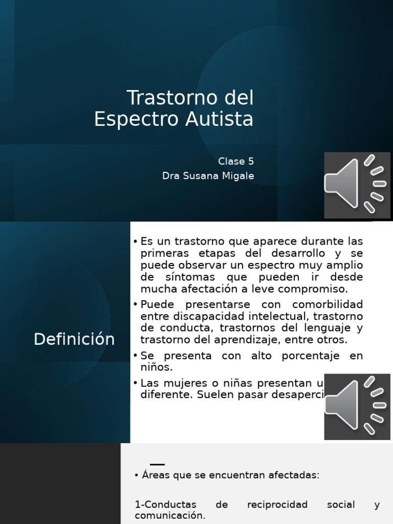 Trastorno Del Espectro Autista Locutado | PDF | Autismo | Discapacidad ...