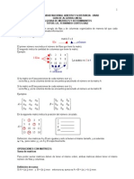 Matrices y determinantes en algebra lineal