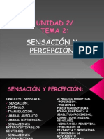 Diapositivas Sensacion y Percepcion