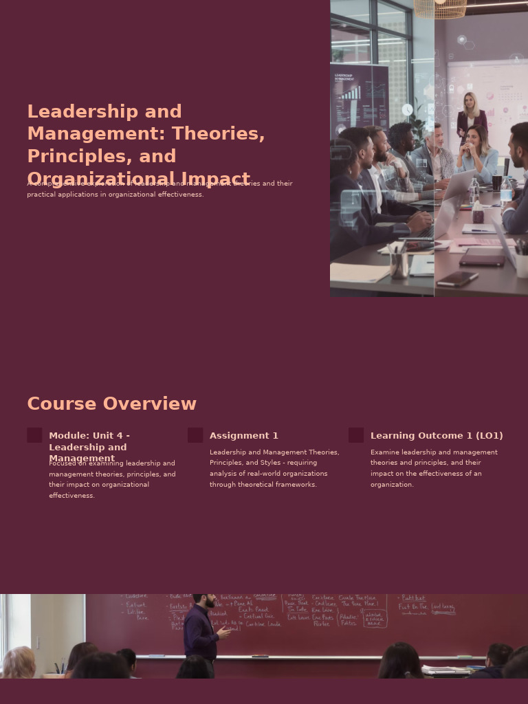 Leadership and Management Theories Overview | PDF | Leadership ...