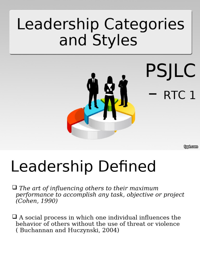 Leadership Categories and Styles | PDF | Leadership | Behavioural Sciences