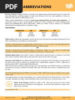 Guidelines for Shortened Language Usage | PDF | Acronym | Word
