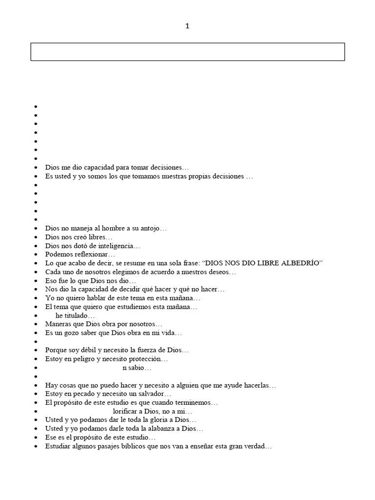 Maneras en que Dios obra en nosotros | PDF | Dios | Robot