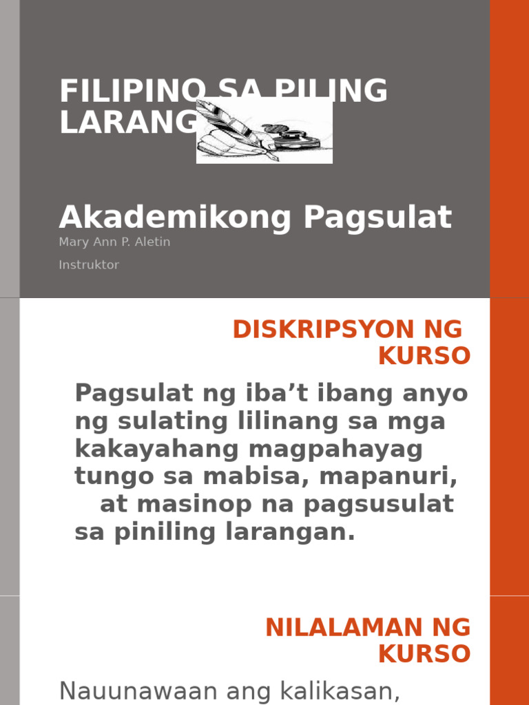 Pagsulat 2 | PDF