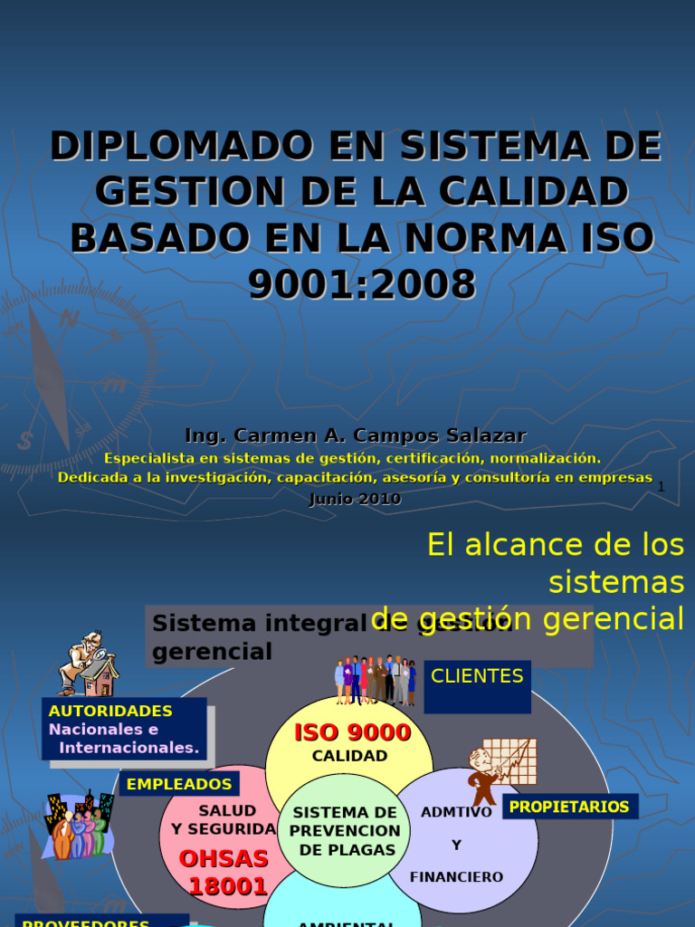 Diplomado en Gestión de Calidad ISO 9001 | PDF | Sistema de manejo de ...