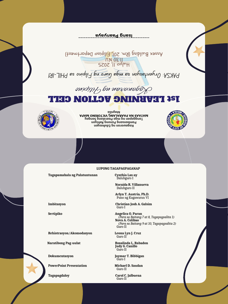 1st LAC Program | PDF