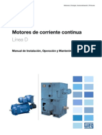 WEG Motor de Corriente Continua Manual Espanol
