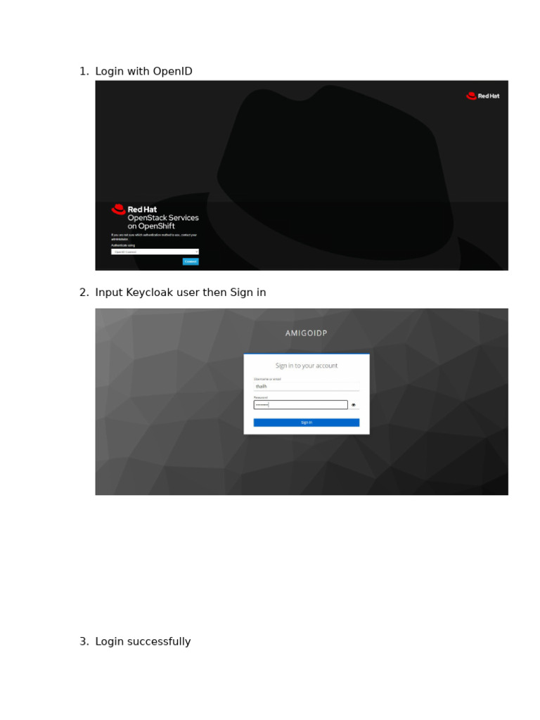 Openstack Login Flow | PDF