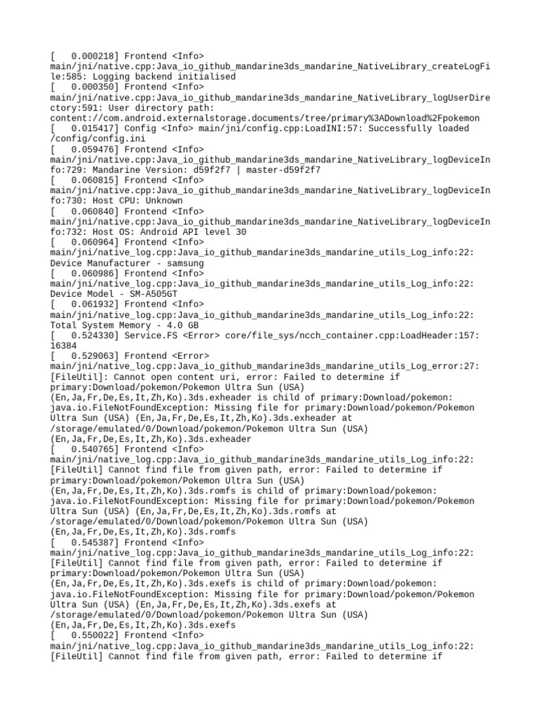 Mandarine Log | PDF | Computing | Computer Architecture