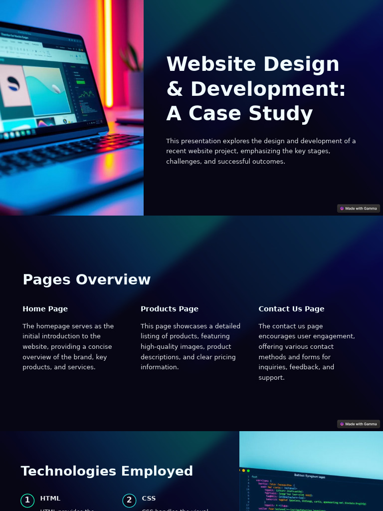 Website Design and Development A Case Study | PDF | Websites | Web Design