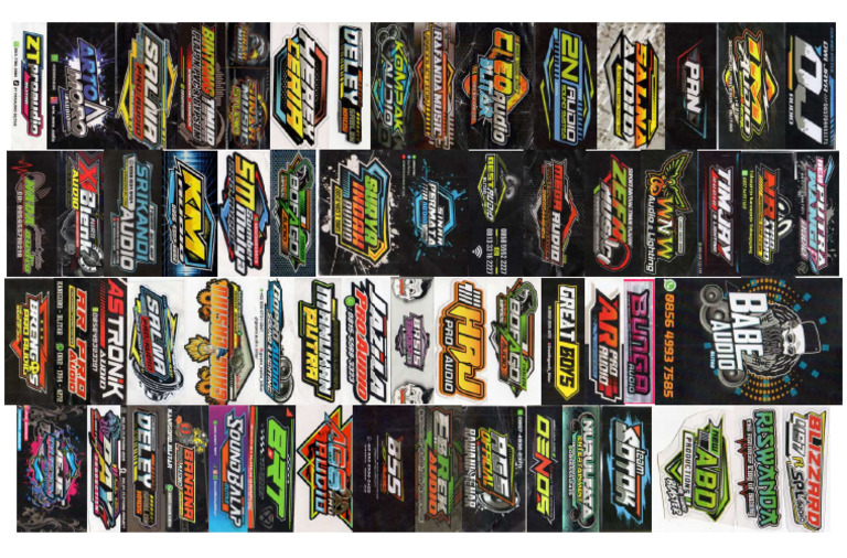 Stiker Sound Full A3 | PDF