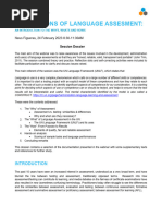 LLN Test: Skills Assessment Guide | PDF | Literacy | Cognition