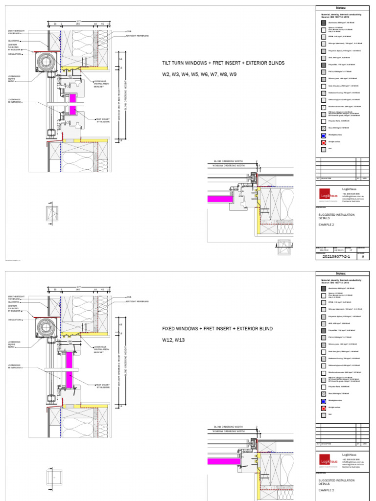 Window Installation Details and Materials | PDF | Flooring | Thermal ...