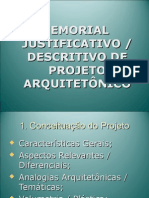 3 Memorial Justificativo