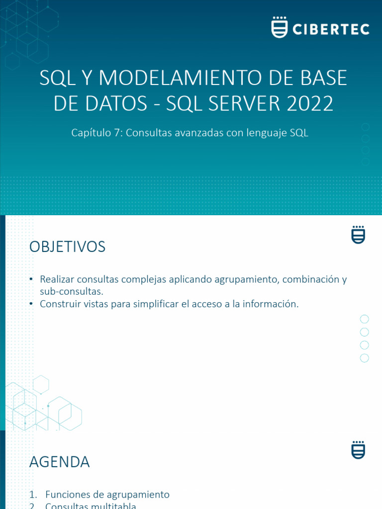 Consultas Avanzadas en SQL Server 2022 | PDF | SQL | Datos