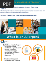 Allergen Management in Catering | PDF | Food Allergy | Sauce