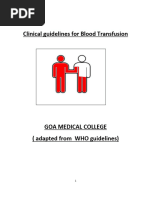 Blood Transfusion Infusion Rates Guide | PDF | Blood Transfusion ...