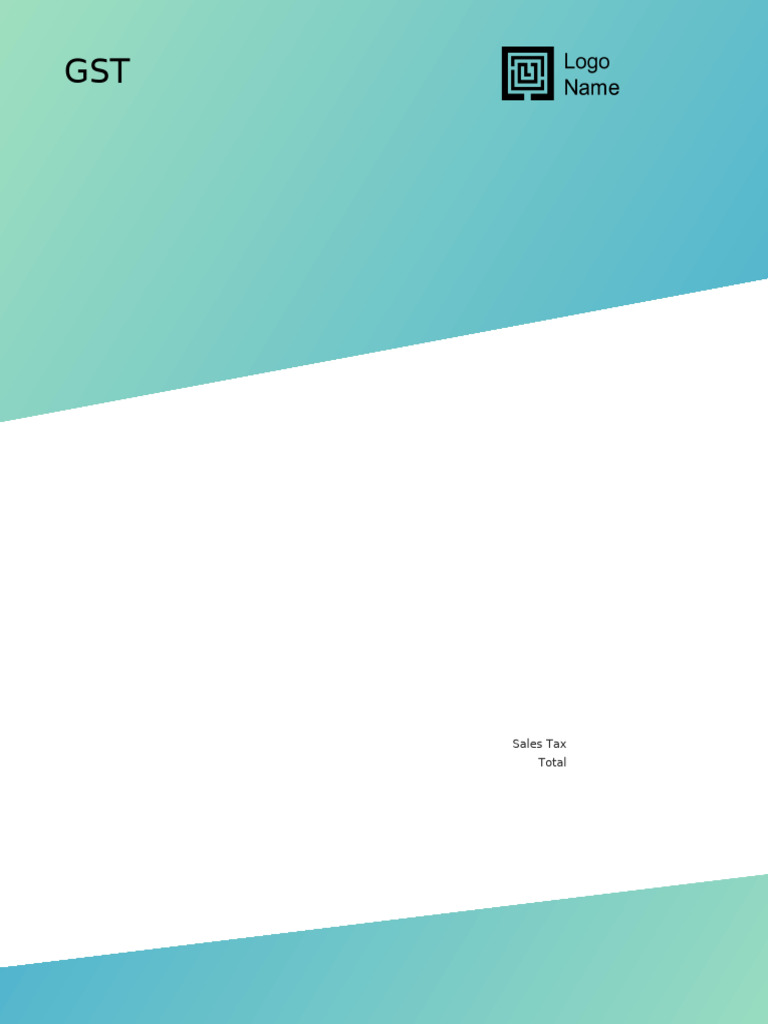 GST Invoice Template 537959 | PDF