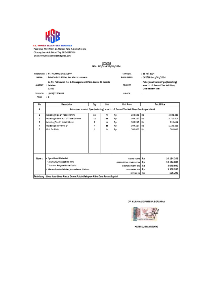 343.invoice Nail Shop LG | PDF