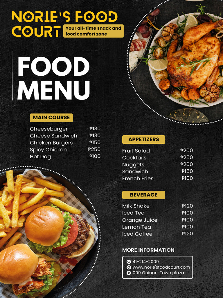 Food-Menu-Norie 20250719 120442 0000 | PDF