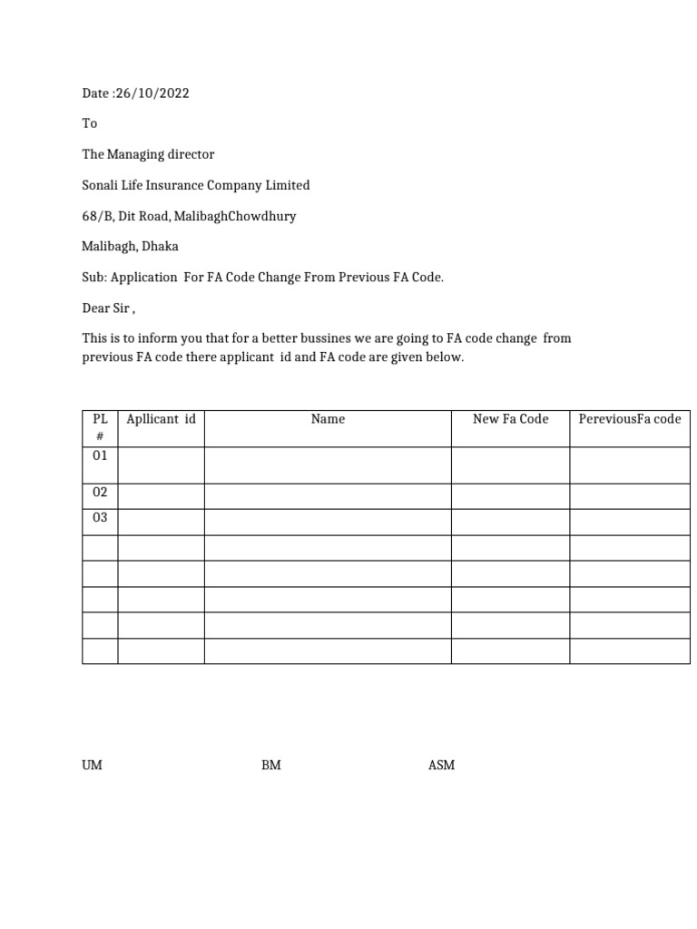 FA Code Change . Dox New | PDF