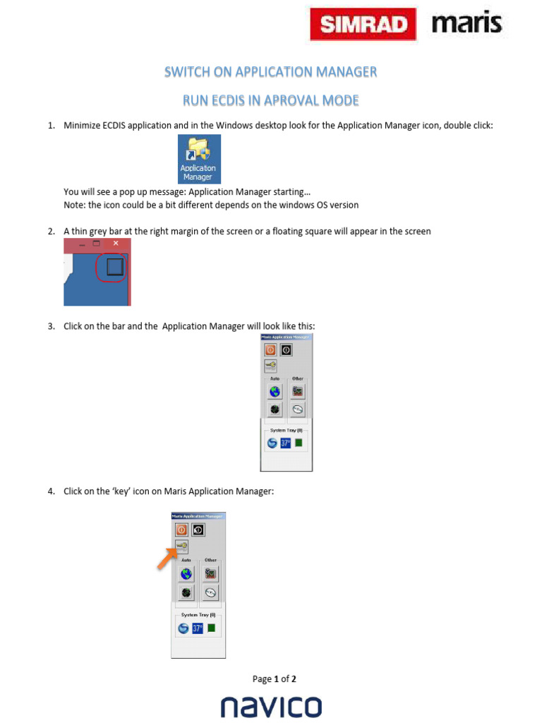 ECDIS Application Manager Setup Guide | PDF