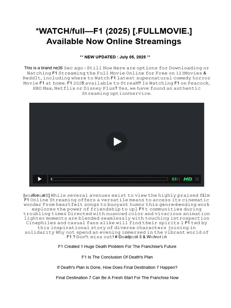 F1 ?? ???????? F1 ????????? ?????? ??? ???? PDF | PDF