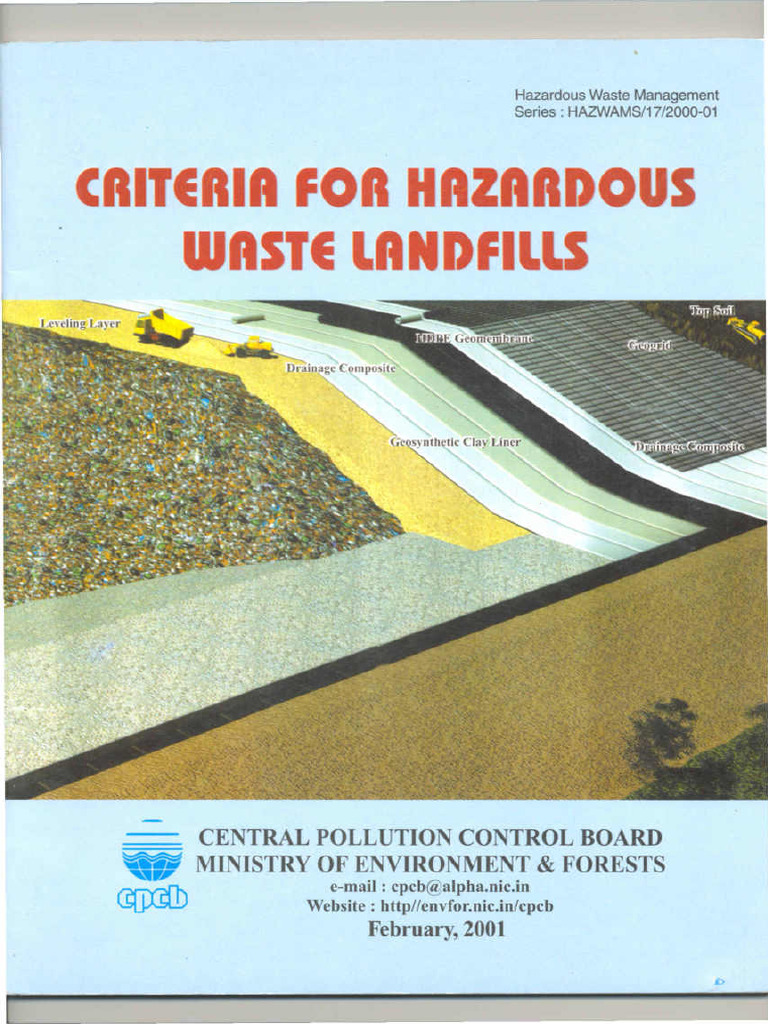 Criteria For HW Landfills | PDF