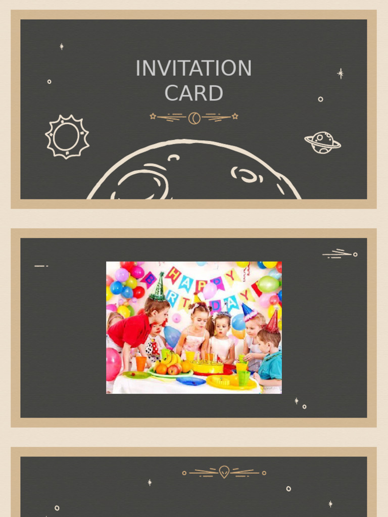 Invitation Card Task | PDF