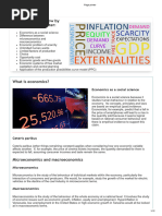 Unit 1 Introduction 1.1 Study Notes | PDF | Economics | Economic System
