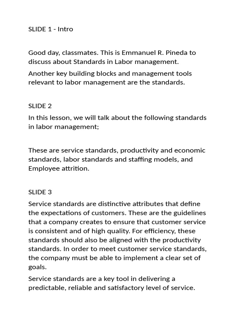 Canva Script Report Standards | PDF | Full Time Equivalent | Business