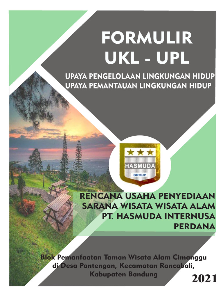UKL-UPL Taman Wisata Cimanggu | PDF