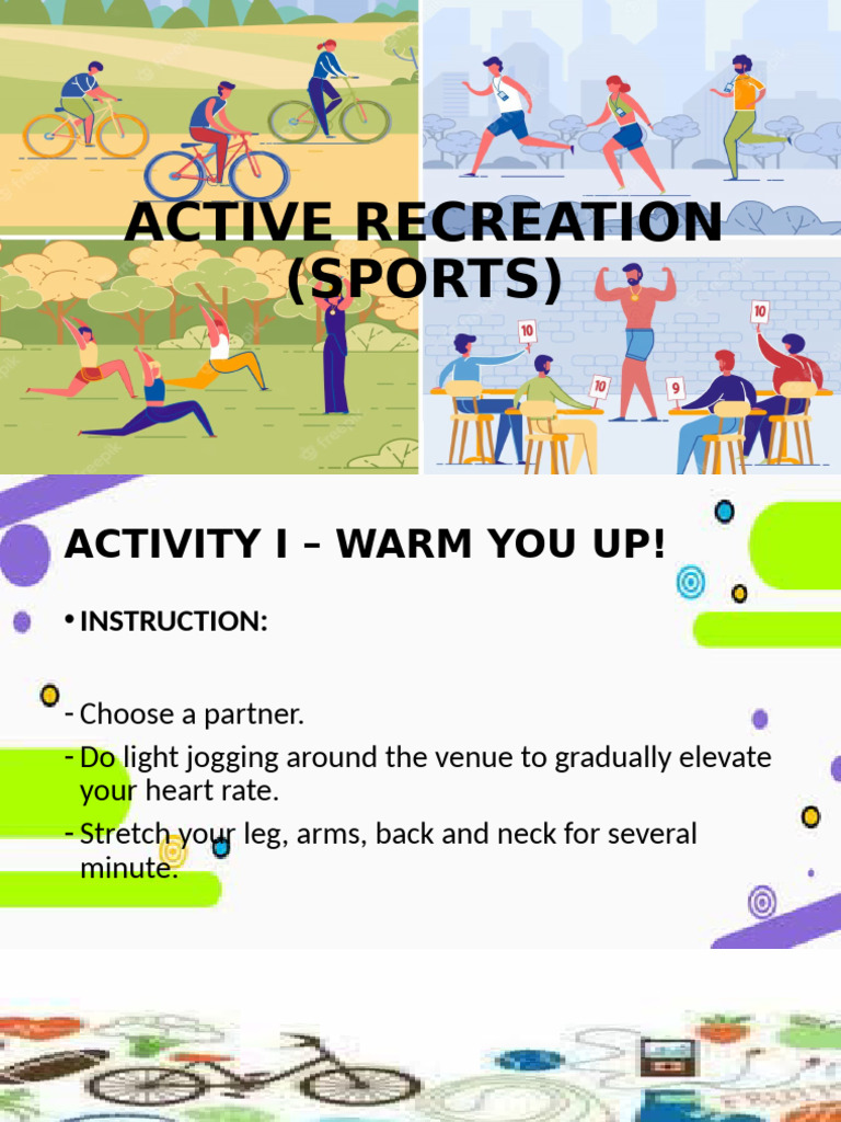 Active Recreation and Lifestyle Management | PDF