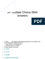 2004 MC Answers 2