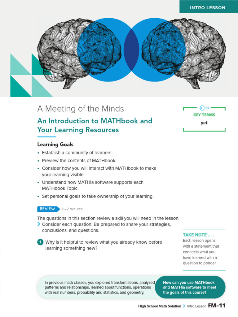 MATHbook and MATHia Overview | PDF | Mathematics | Learning