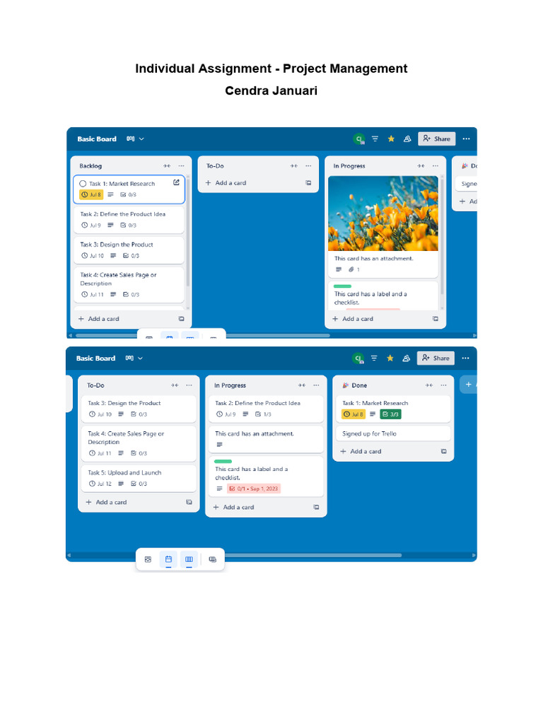 Cendra - Project Management | PDF