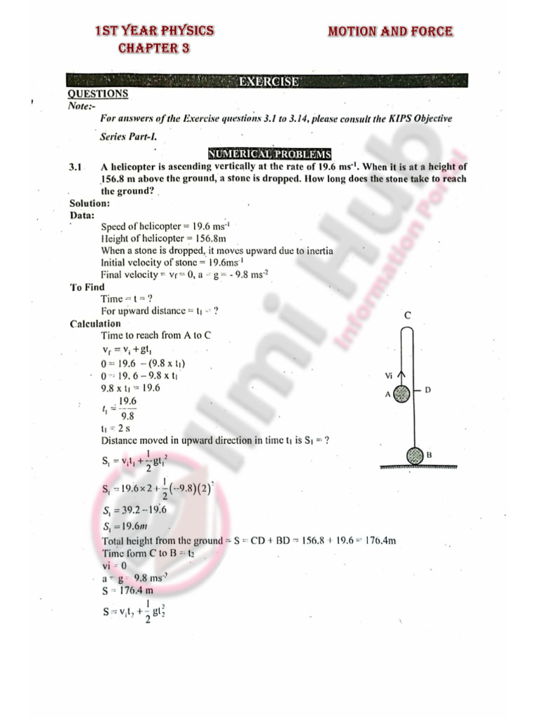 Physics Chapter 3 Overview | PDF