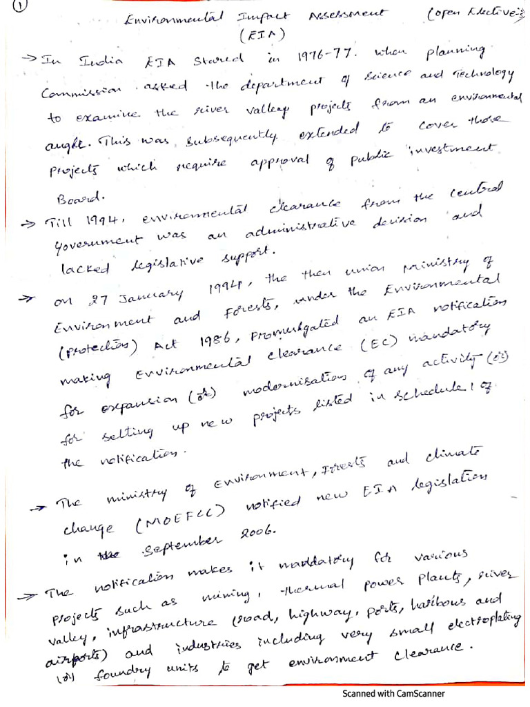 EIA Unit 1 Hand Written Notes | PDF