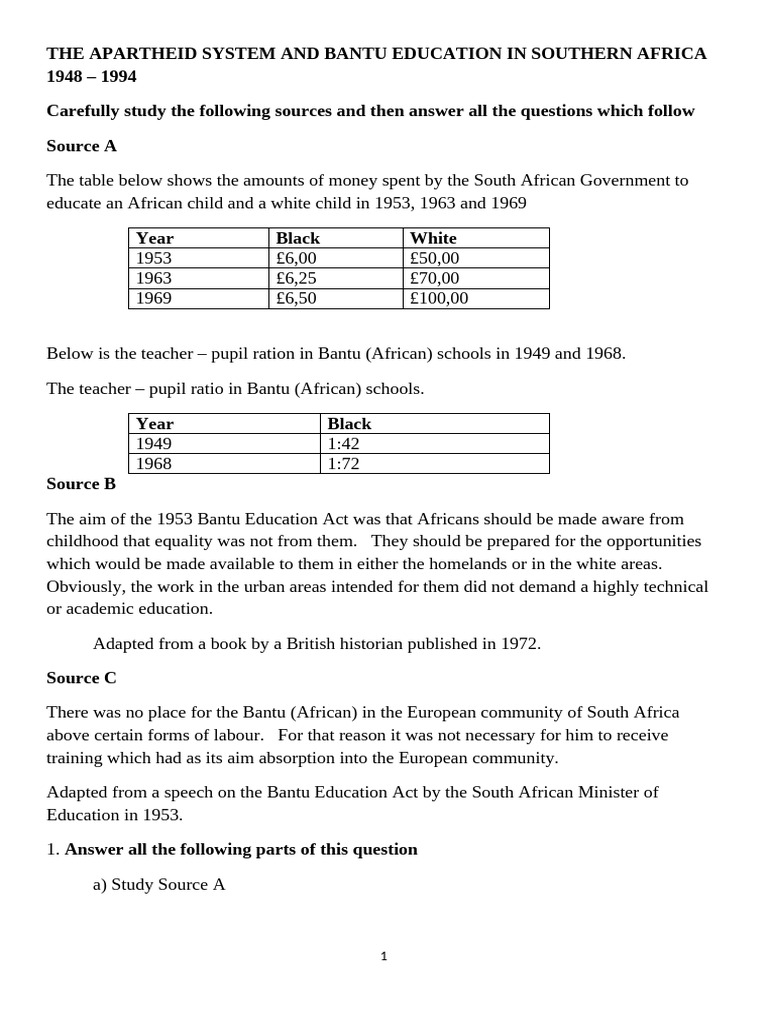 Apartheid Education in Southern Africa | PDF | Zimbabwe | Southern Africa
