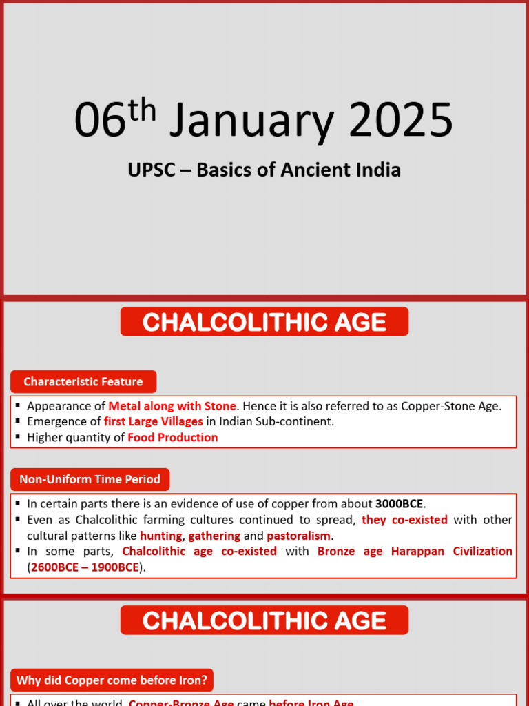 UPSC Guide: Ancient India Overview | PDF | Archaeology