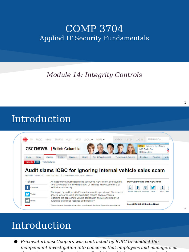 Integrity Controls in IT Security | PDF | Public Key Cryptography ...