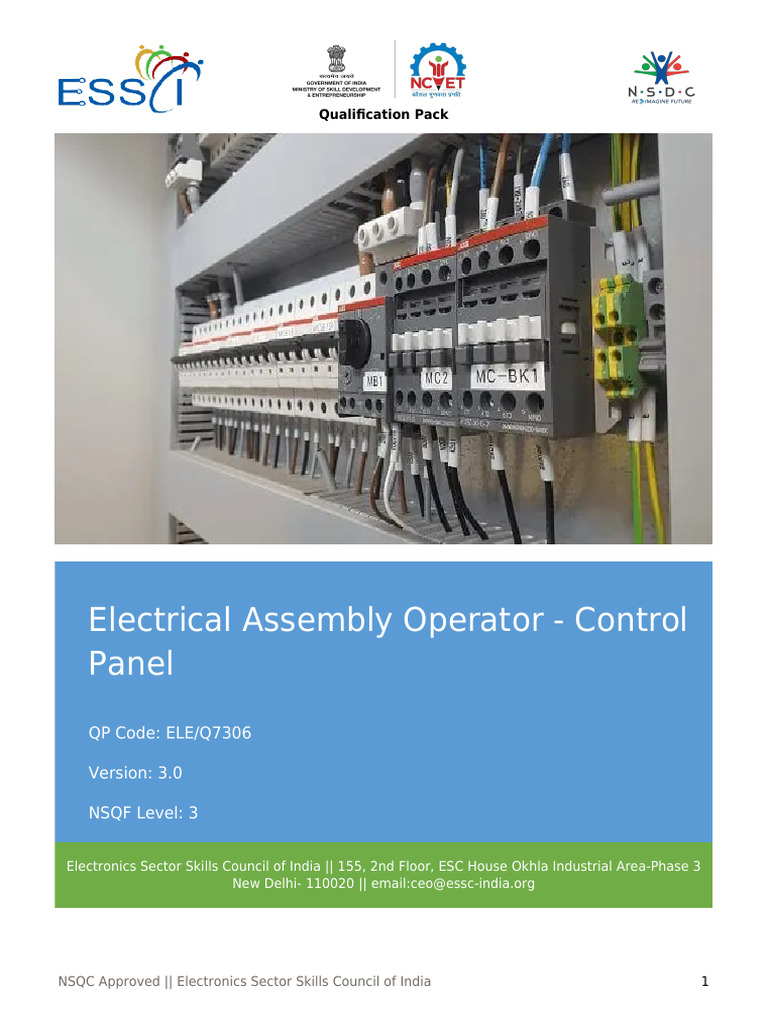 Electrical Assembly Operator Syllabus | PDF | Waste | Relay