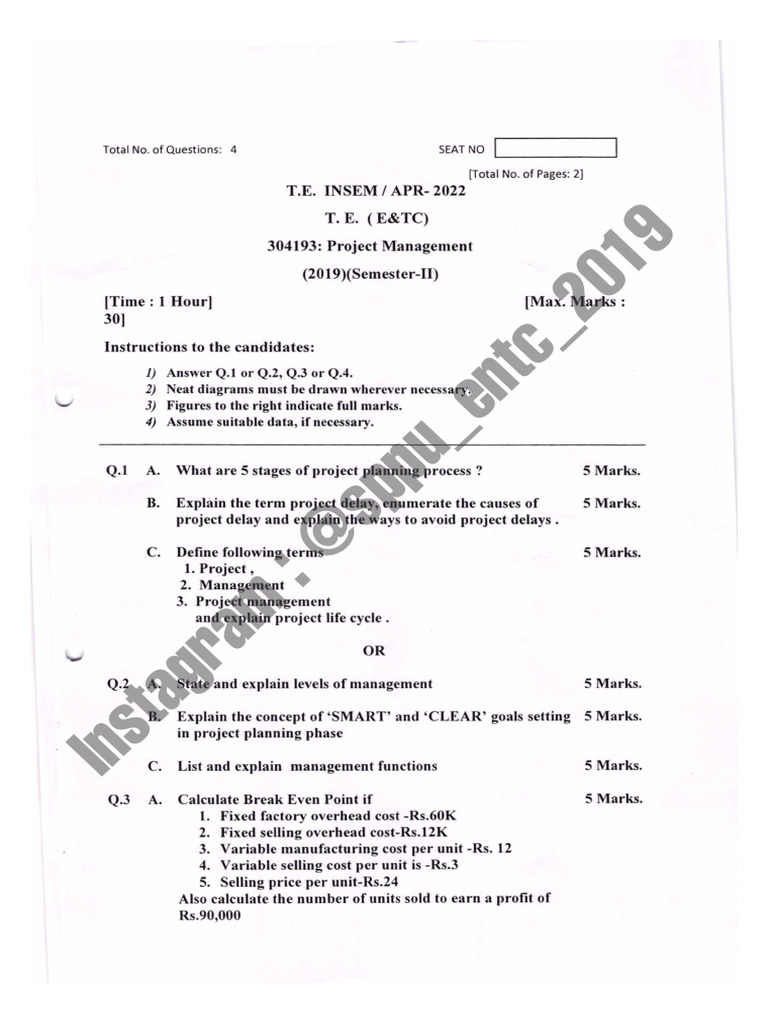 PM March 2022 Insem by VP | PDF