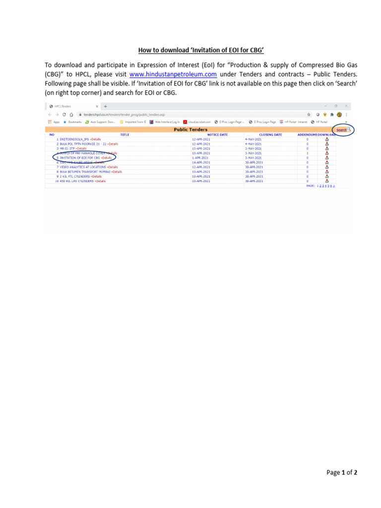 EOI and How To Apply For EOI | PDF