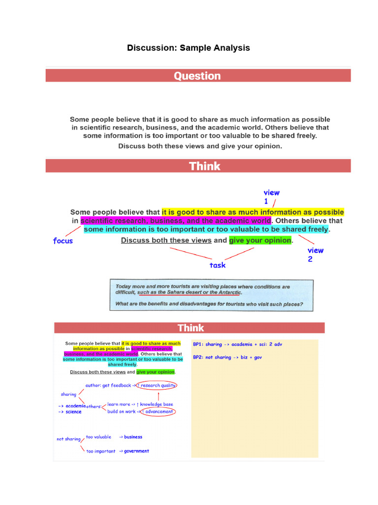 Discussion - Sample Analysis | PDF