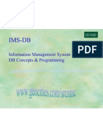 Ims-Db: Information Management System DB Concepts & Programming