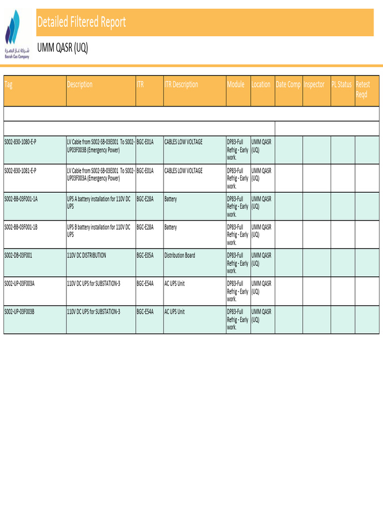 UMM QASR UPS System Filtered Report | PDF | Mains Electricity | Electronics